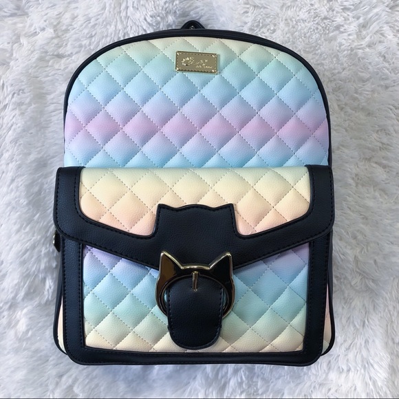Betsey Johnson Handbags - NWT Luv Betsey  Betsey Johnson Rainbow Backpack